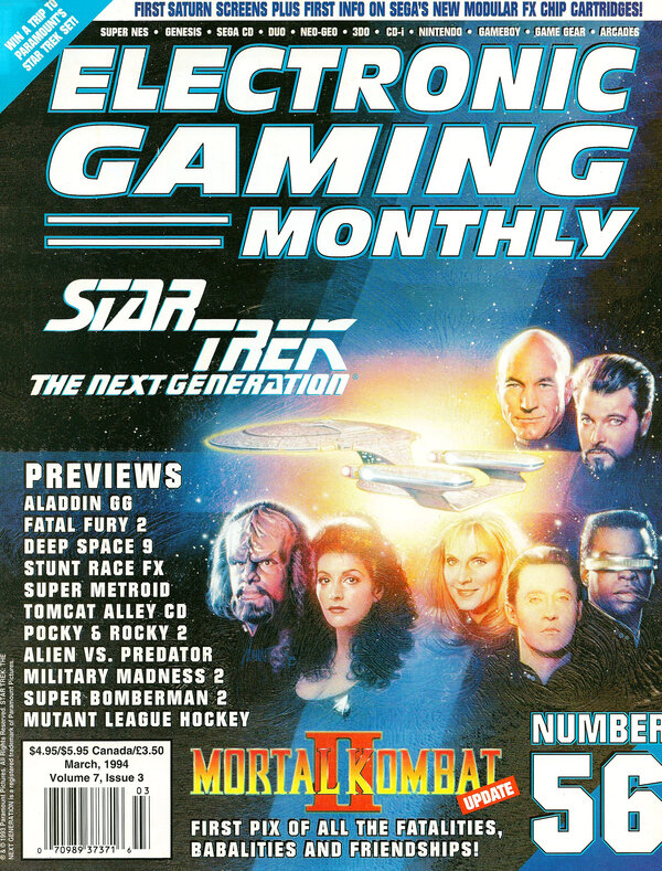 Electronic Gaming Monthly Issue 56 (March 1994) cover